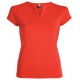 červené dámské tričko Belice