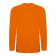oranžové tričko s dlouhým rukávem