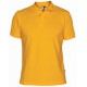 žluté pánské tričko s límečkem, krátký rukáv