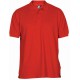 červené pánské tričko s límečkem, krátký rukáv