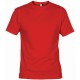červené tričko s krátkým rukávem